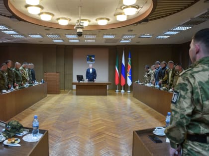 Наиль Магдеев – военнослужащим: «Будем оказывать поддержку столько, сколько нужно!"