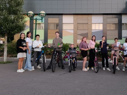 В Мёшинском СП велогонка среди детей