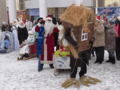В Нурлате состоялся районный фестиваль креативных санок «СаниFest»