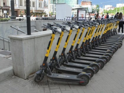 В Казани утвердили схемы размещения пунктов проката электросамокатов