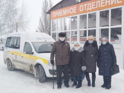 Доставка лиц старше 65 лет, проживающих в сельской местности, в медицинские организации