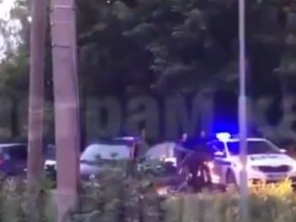 В Казани машина ГИБДД перевернулась во время погони