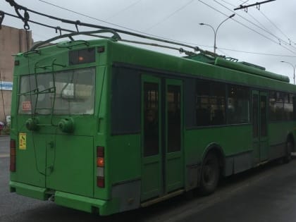 В Казани остановили работу ряд троллейбусов