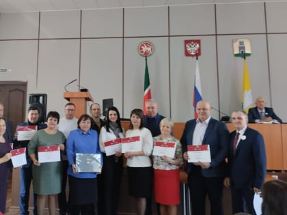 Торжественное вручение ноутбуков школам Спасского района
