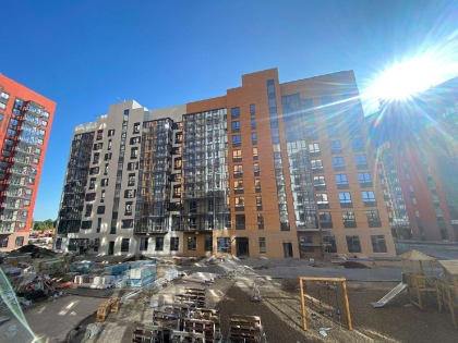 Один из строящихся соципотечных домов в ЖК «Мәхәббәт» технически готов на 90,5%