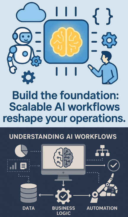 Scalable AI Workflow Diagram