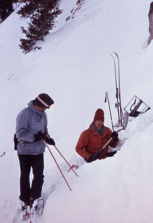 Historical photo of hasty pit 