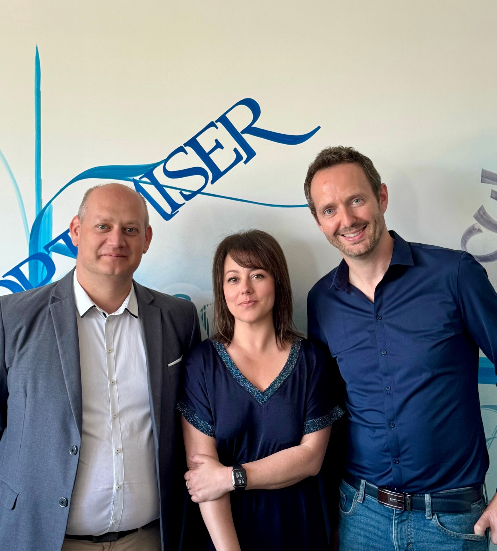 Sabine, Thomas et Victorien — L'équipe fondatrice du Poisson Barbu