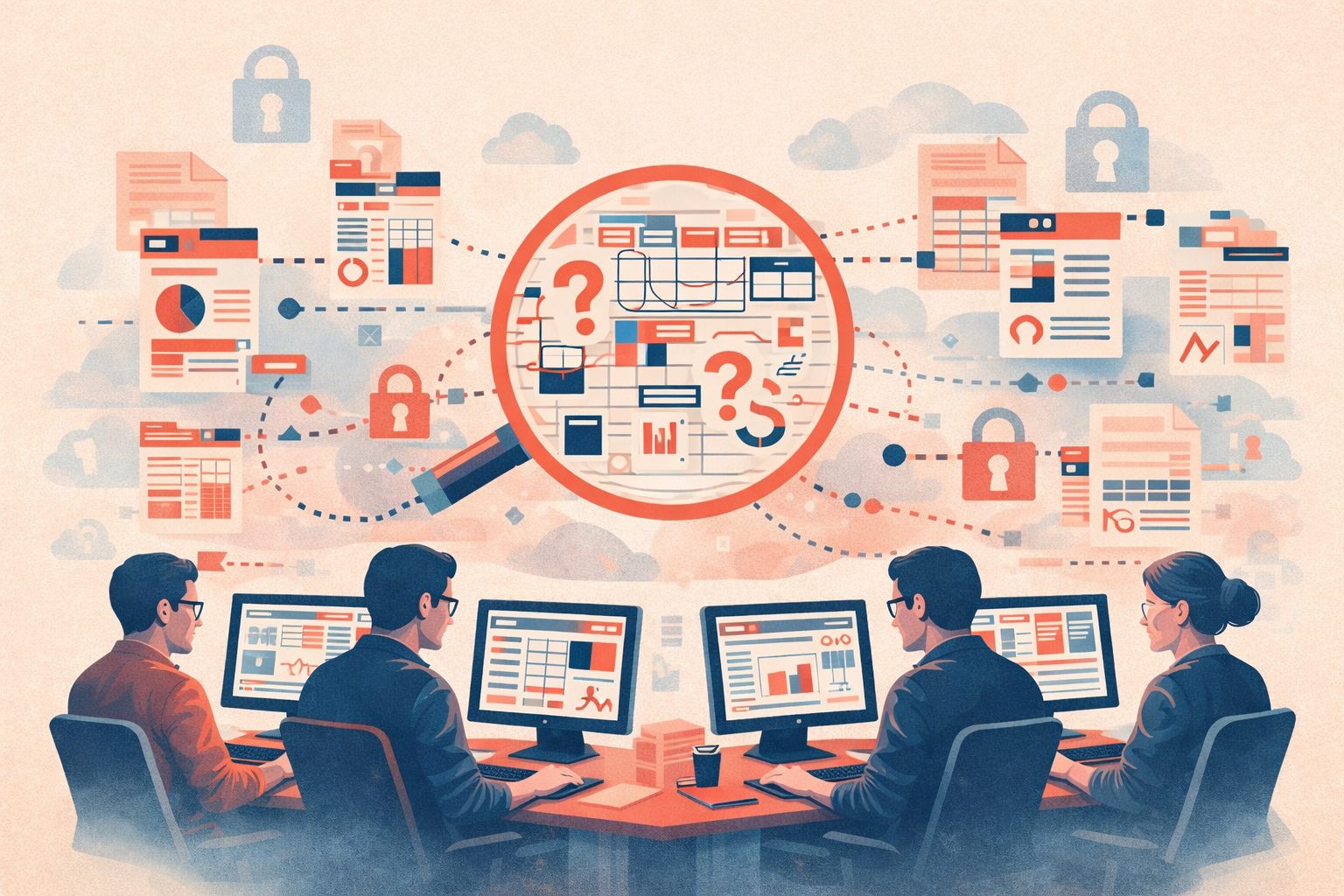 Fichiers Excel dispersés — Le problème du shadow IT