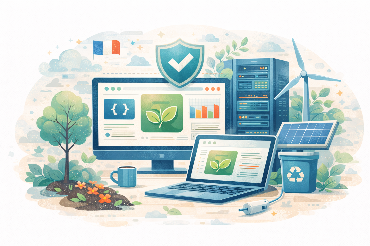 Nos engagements — Le Poisson Barbu