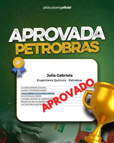 Júlia Gabriela — Aprovada Petrobras