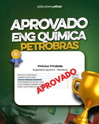 Vinícius Trindade — Aprovado Petrobras