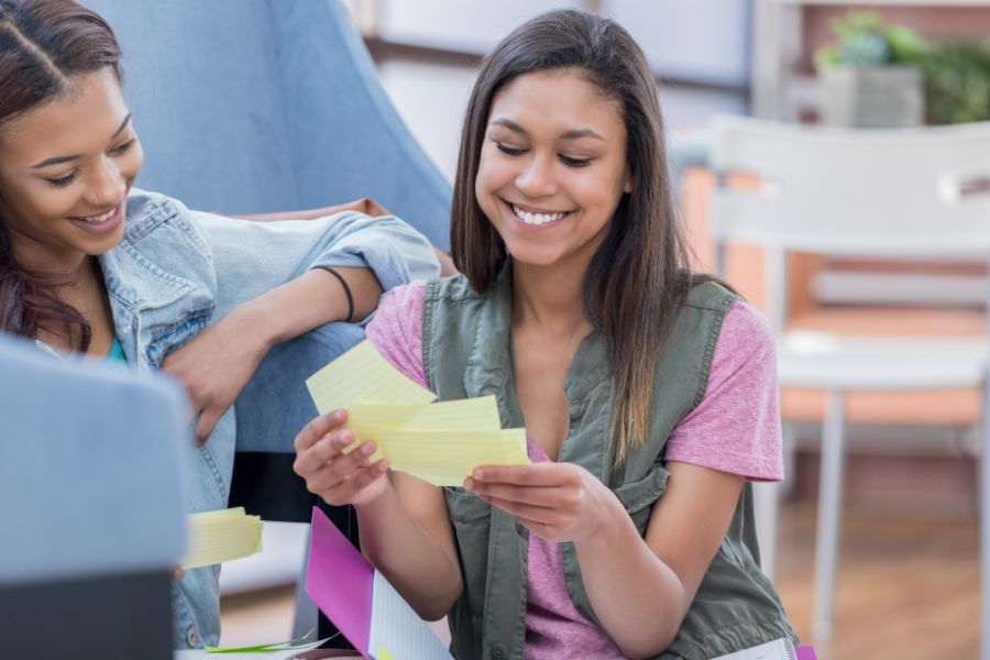 learners studying for matric exams