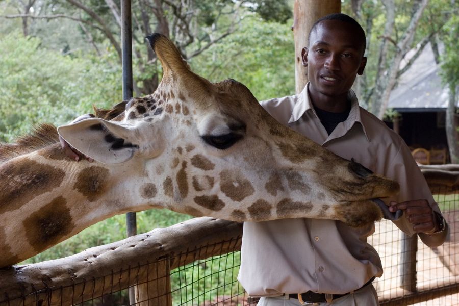 student studying wildlife at one of south africa's private colleges
