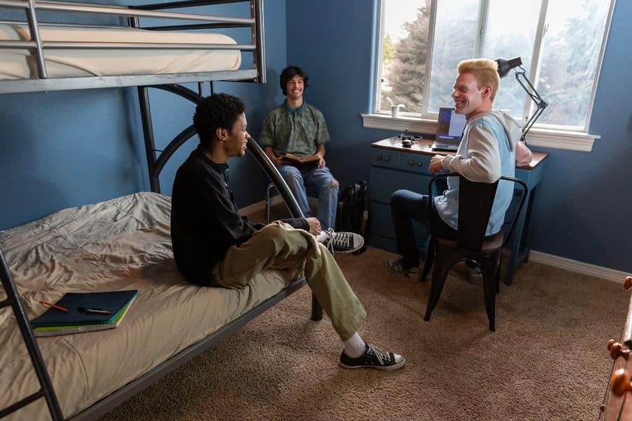 student studying psychology