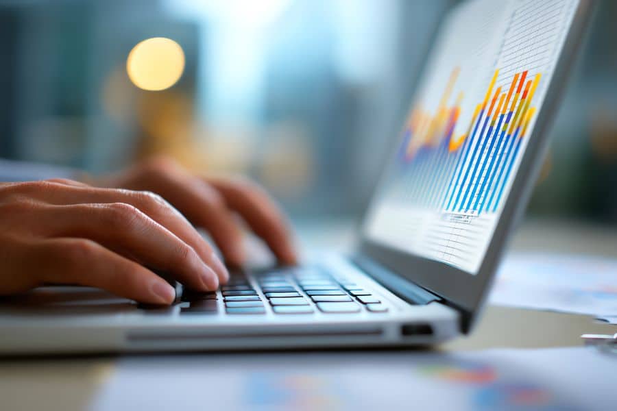 person working in business intelligence field
