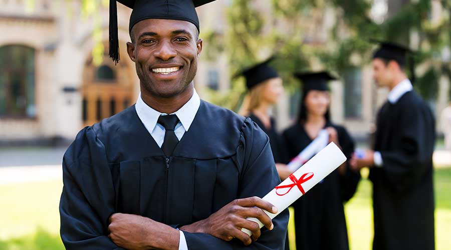 UNISA-graduate-student-smiling