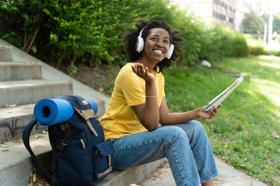 learner taking a gap year