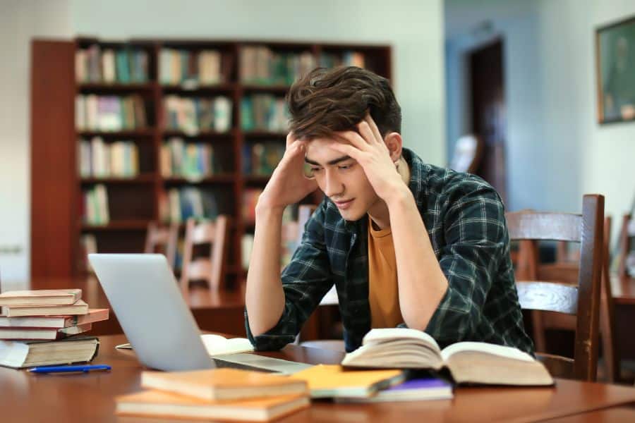 learner struggling with studies after gap year