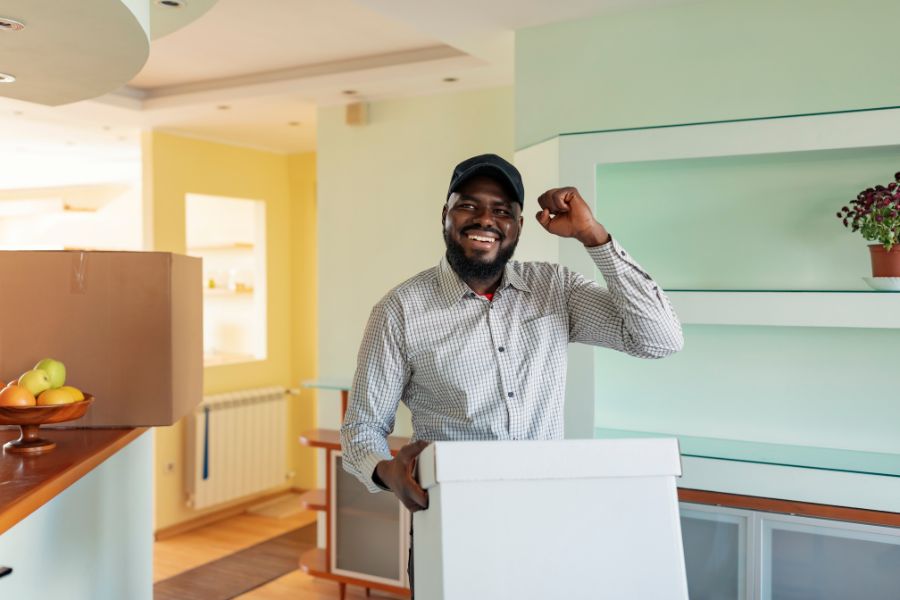 student moving into student accommodation in polokwane