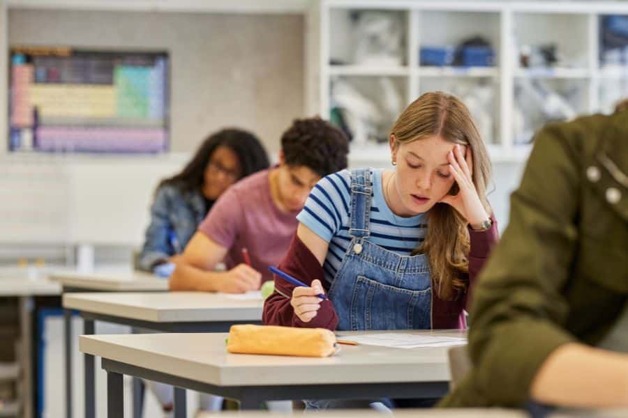 learners writing 2025 ieb matric exam