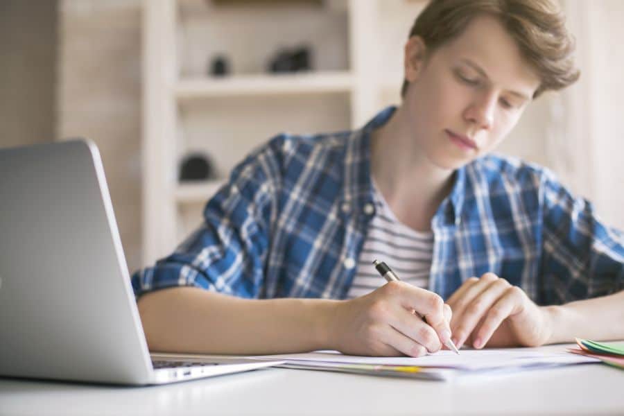 student calculating monthly allowance for funza lushaka bursary