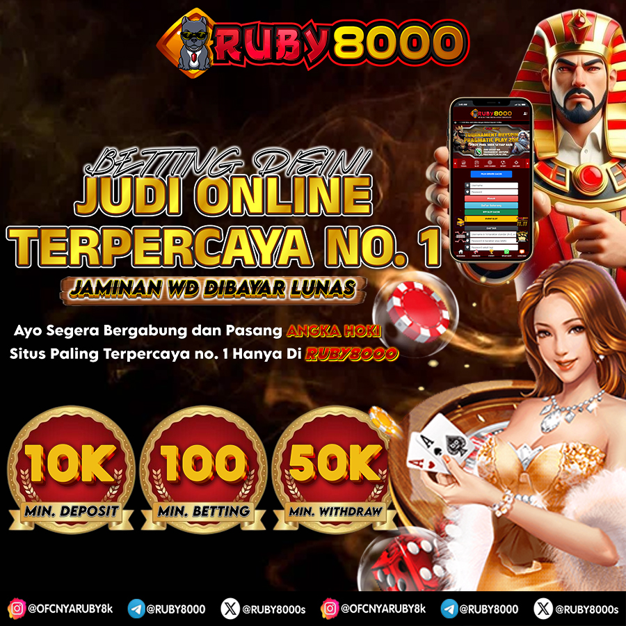 Ruby8000: Situs Togel Hongkong Online 4D JP Paus Terpercaya