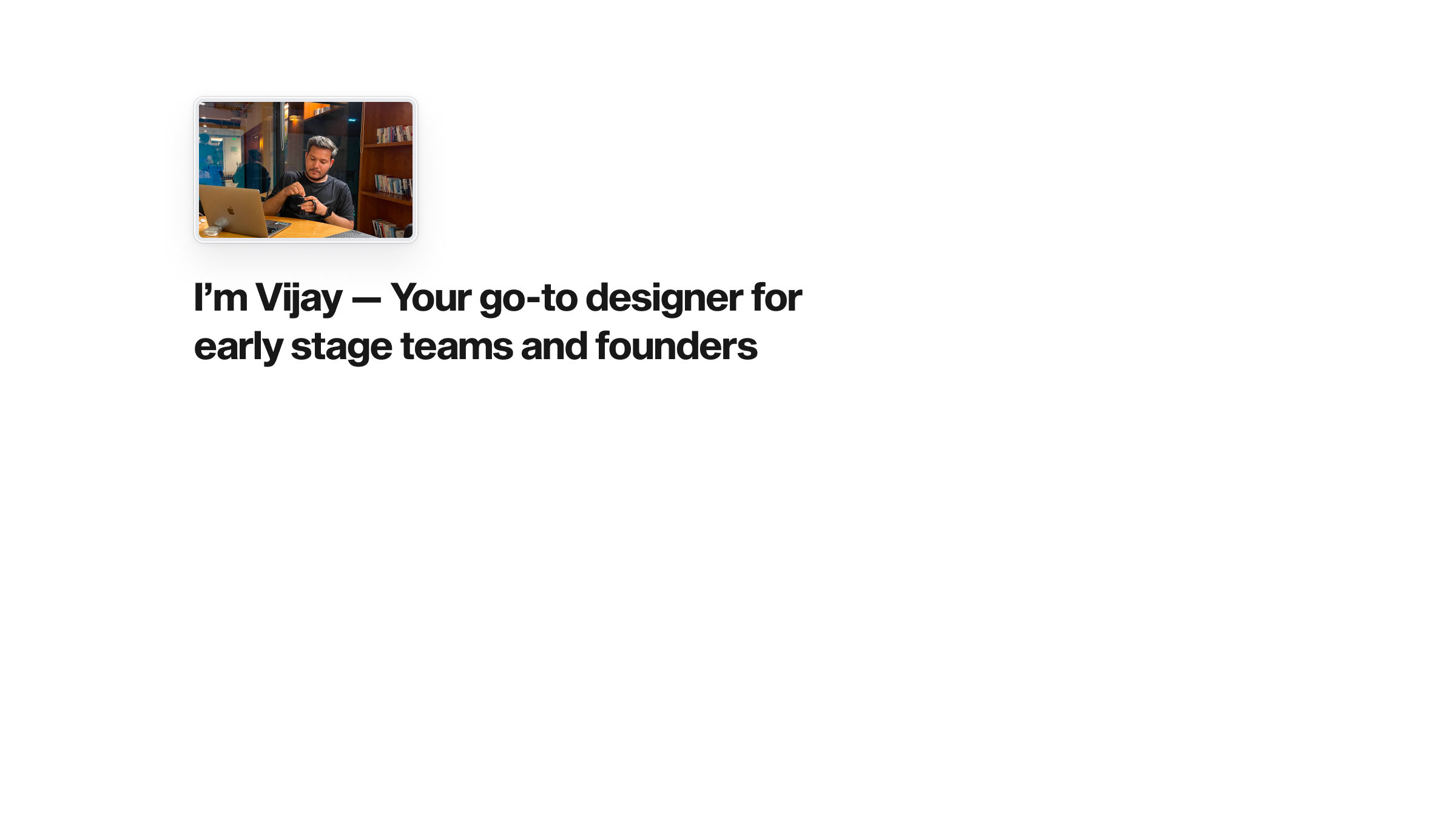 Vijay saiwal digital product designer