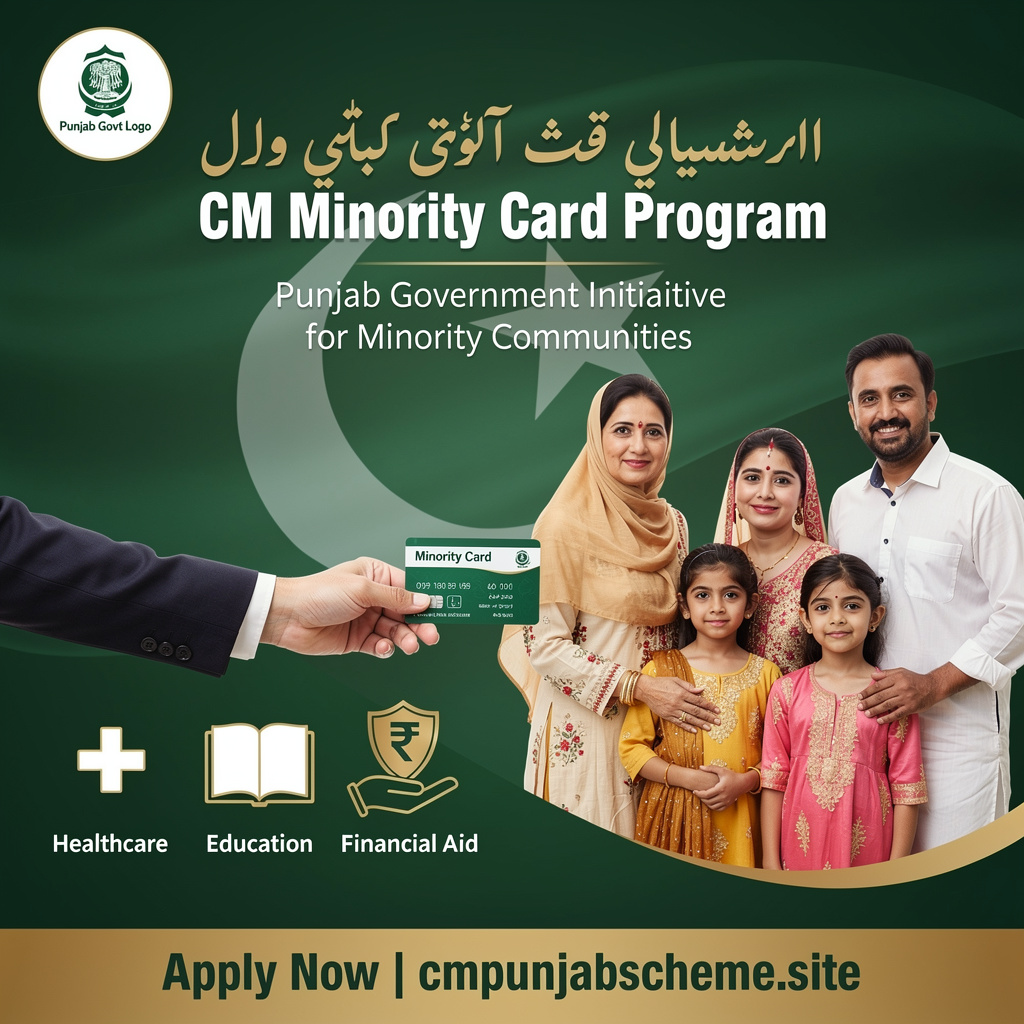 CM Punjab Minority Card Program hero graphic
