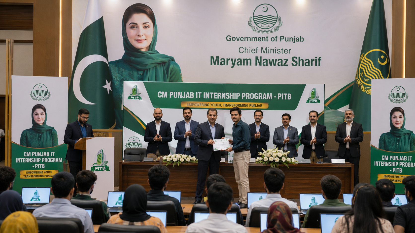 CM Punjab IT Internship Program apply online hero graphic