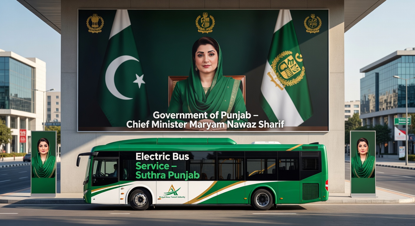 Electric Buses in Punjab – Routes, Fare, Helpline & Clean Transport Initiative hero graphic