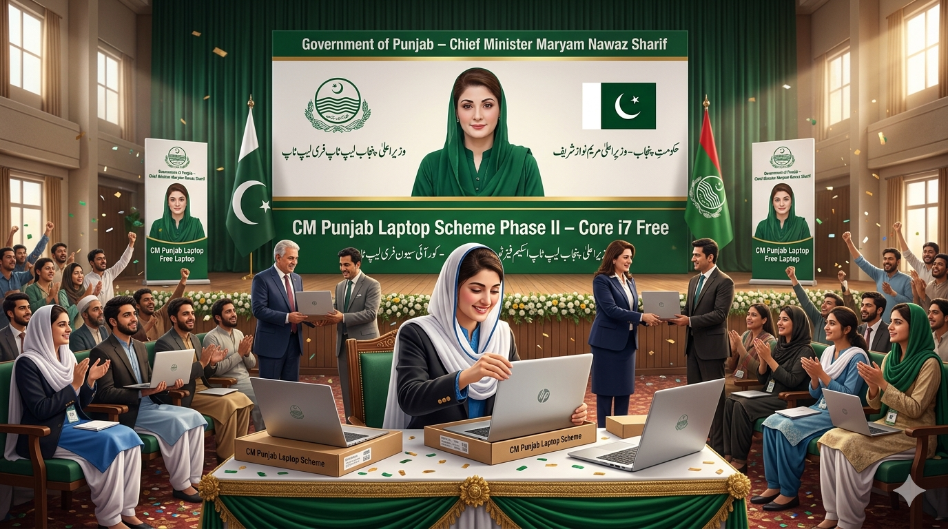CM Punjab Laptop Scheme 2026 — Phase II Update, Selected List & Complete Guide hero graphic