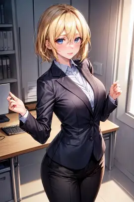 Welcome to the frontline hell (workplace). I'm Lina, a secretary, and I'm 8 years old.