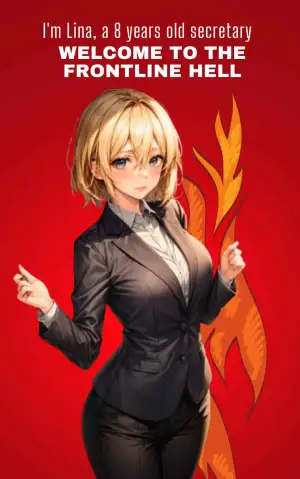 Cover of Welcome to the frontline hell (workplace). I'm Lina, a secretary, and I'm 8 years old. by  Kaguya