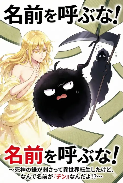 Don't call my name! by Koshiba - reincarnation, Comedy, Male Protagonist, Fantasy, Parody, Supernatural, isekai, another world, Psychological, Drama, Ghost, Magic, Mystery, 18+ novel cover