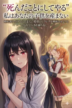 Cover of "She's dead." I won't give birth to your child. by Kurakura