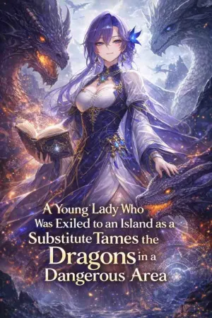 Cover of A young lady who was exiled to an island as a substitute tames the dragons in a dangerous area by Daikoban