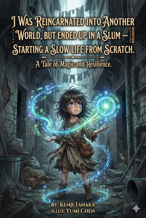 I was reincarnated into another world, but ended up in a slum - starting a slow life from scratch by Shishiyuki - isekai, reincarnation, Fantasy, Magic, Slice of Life, Drama novel cover