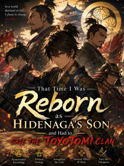 That Time I Was Reborn as Hidenaga's Son and Had to Save the Toyotomi Clan by  Maruzou - Happy Ending, Magic, Action, inspiration, War novel cover