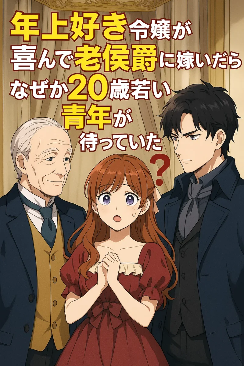 A young lady who loves older men is excitedly married to an elderly gentleman as his second wife, but finds a 20-year-old young man waiting for her. Why?! cover