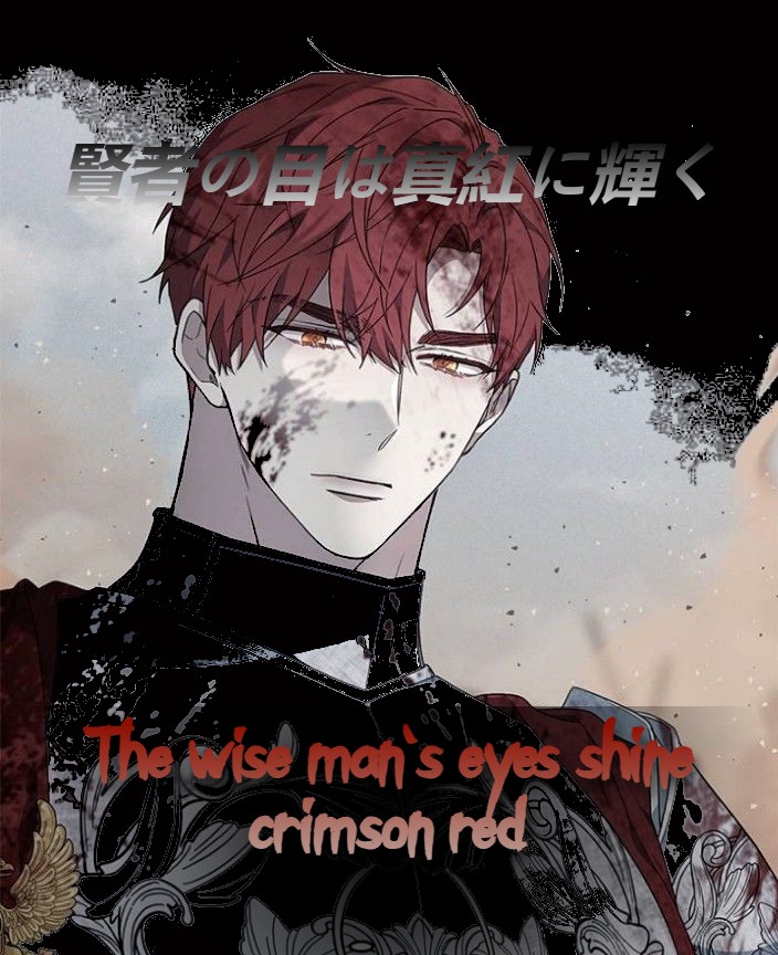 Cover image for The wise man's eyes shine crimson red
