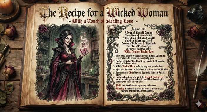 The Recipe for a Wicked Woman ~With a Touch of Stealing Love~ backdrop