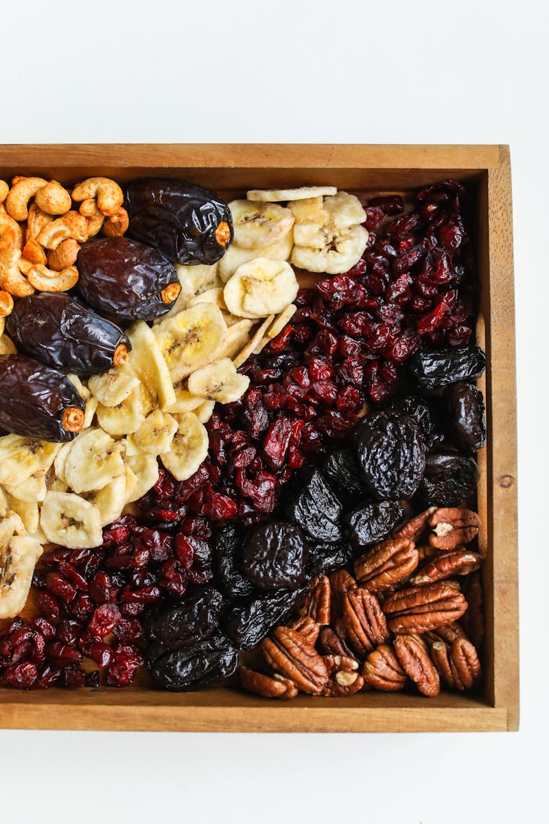Dried fruits and nuts