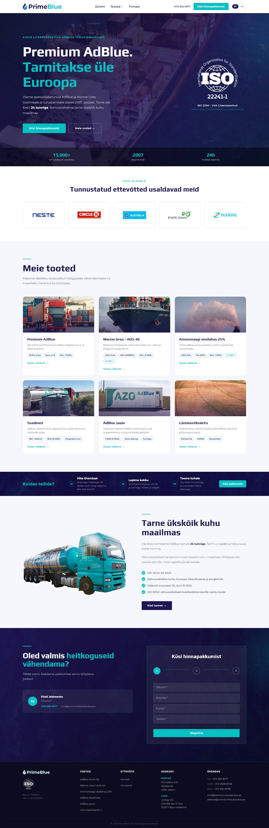 Premiumkaubandus / PrimeBlue pärast redesigni
