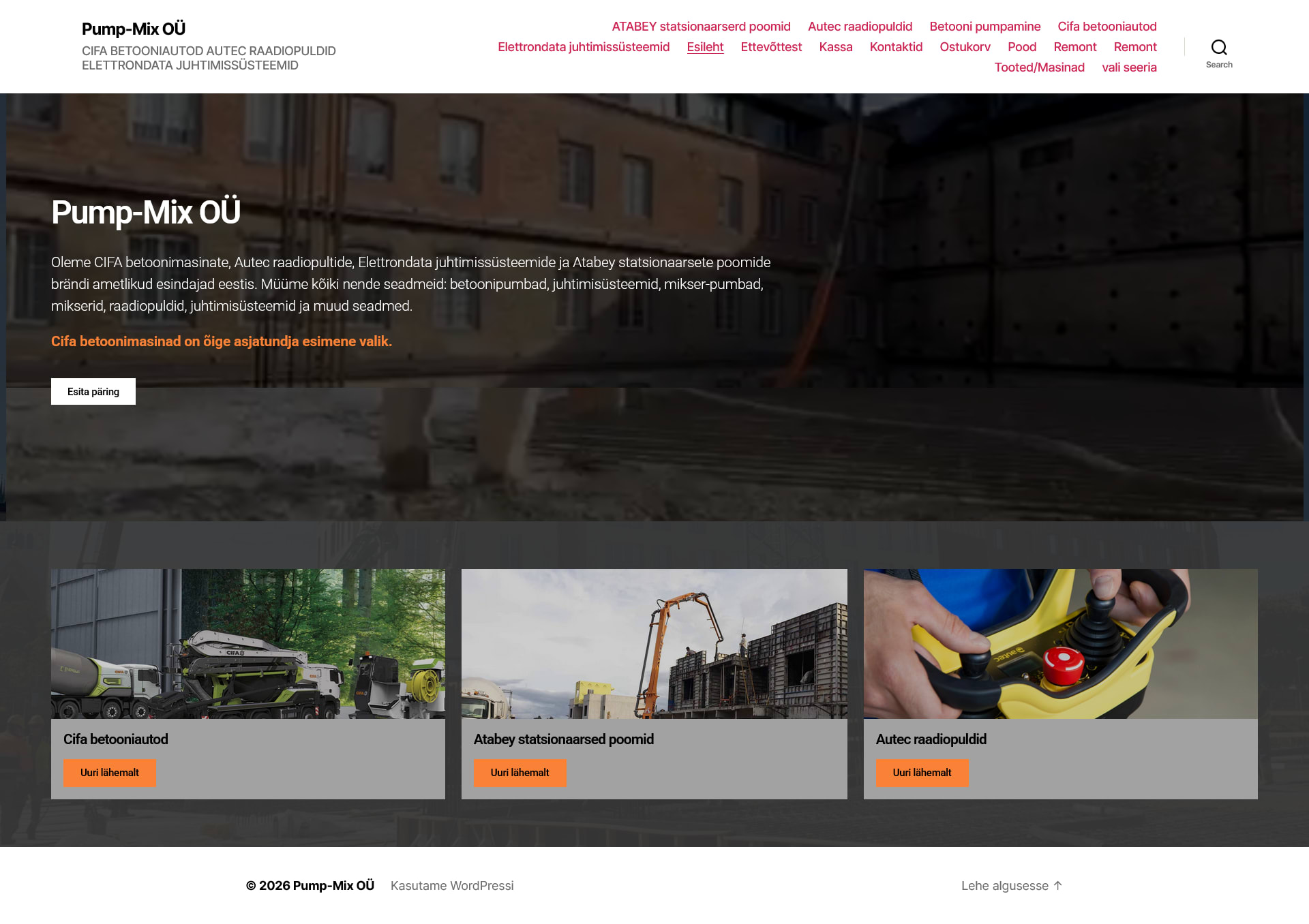 Pumpmix enne redesigni