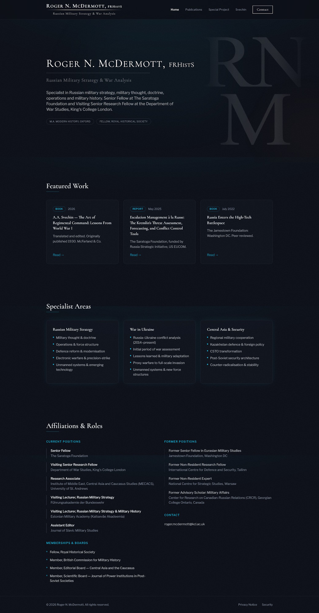 Roger N. McDermott koduleht