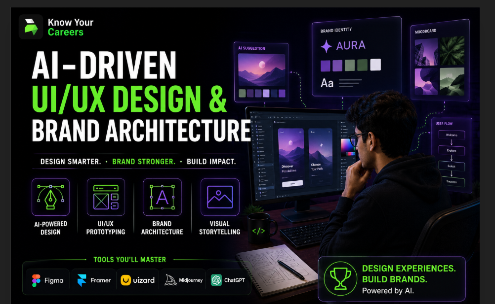 AI-Driven UI/UX Design & Brand Architecture (Live Classes)