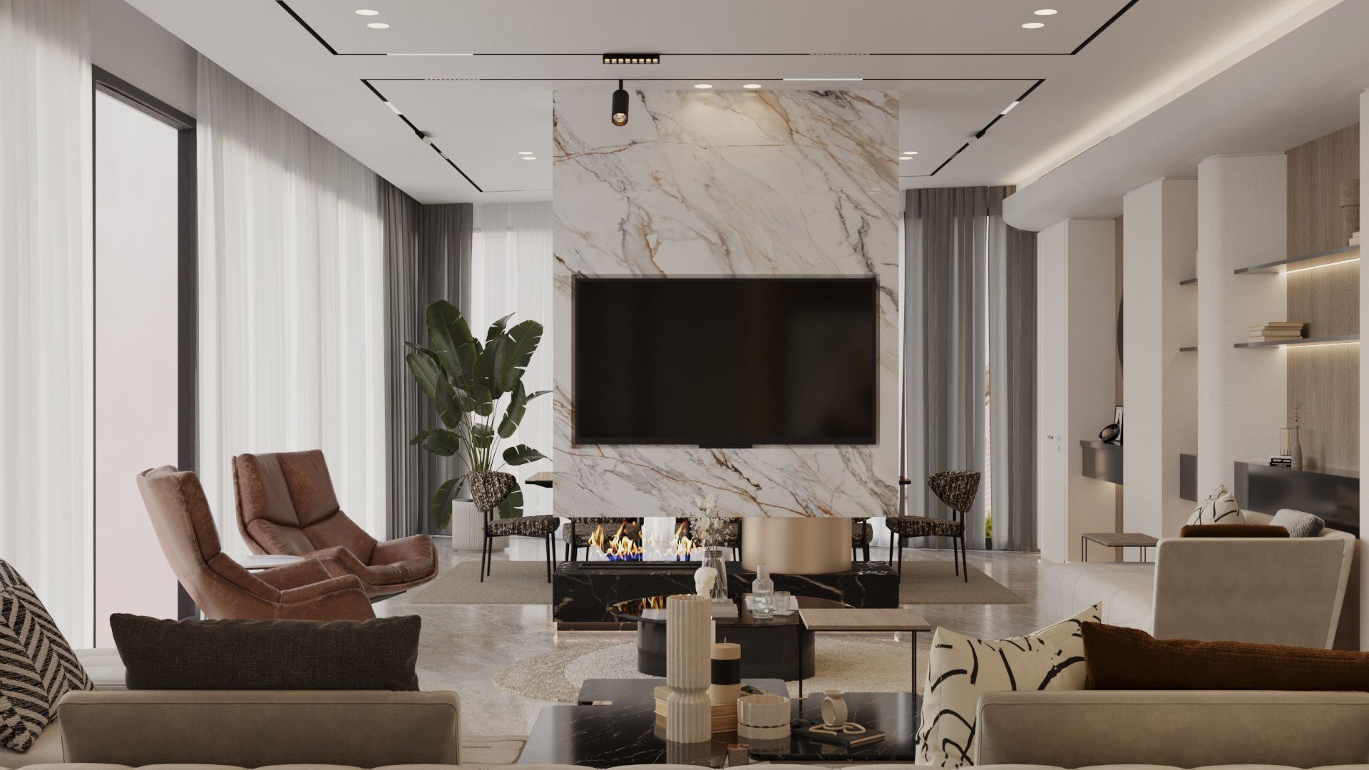 Living room interior 8