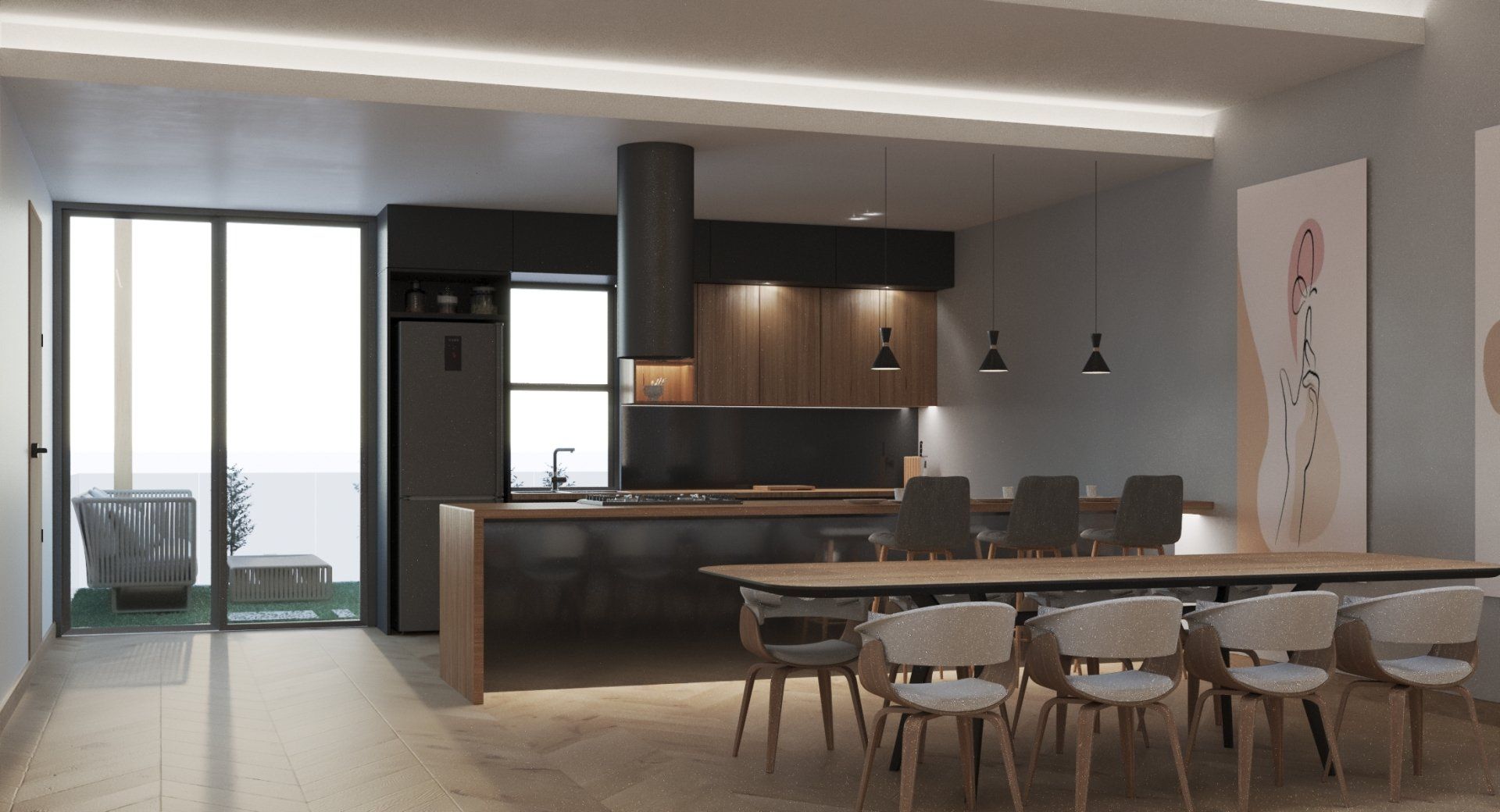 Kitchen interior design 11