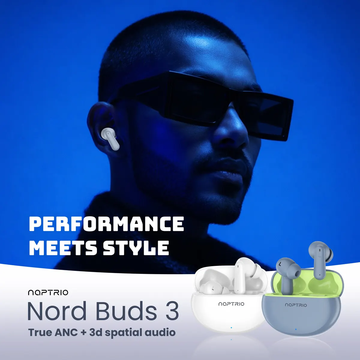 Buds 3 White poster